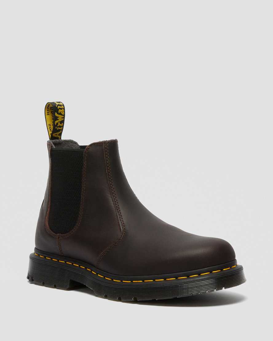 Dr. Martens 2976 DM's Wintergrip Erkek Chelsea Bot - Bot Çikolata |QKYOE5793|